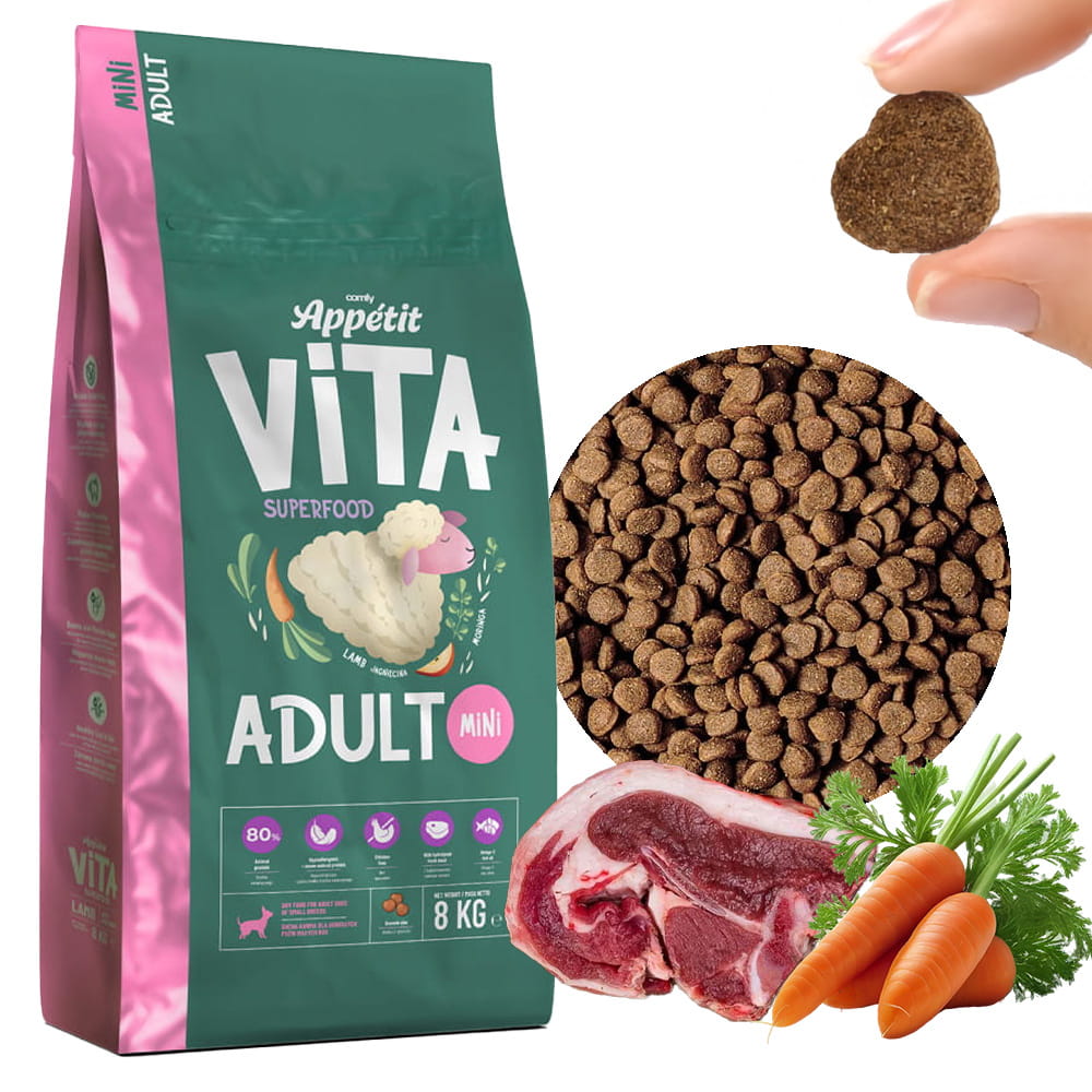 Comfy Appetit Vita Mini Lamb Karma Sucha Dla Psa Jagnięcina 8kg